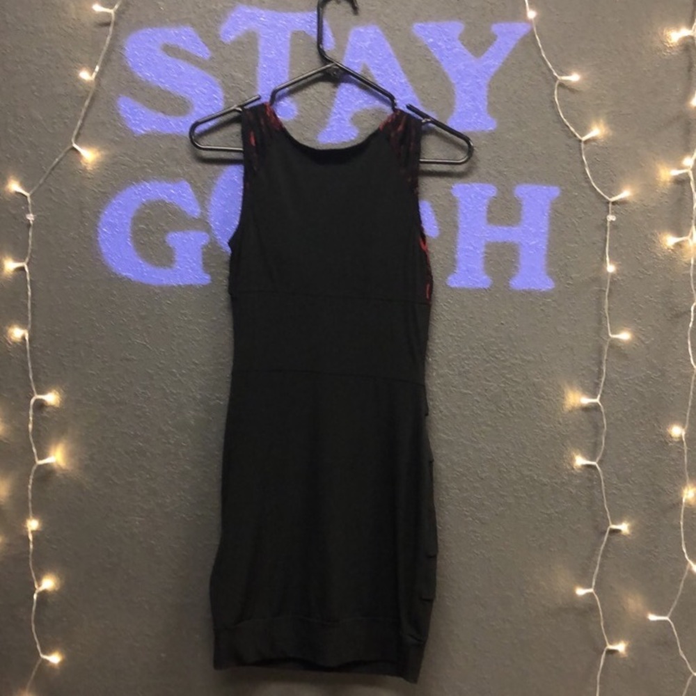 Ruby Rox Red And Black Lace Dress - image 2